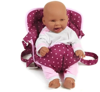 Bayer-Chic Puppen-Tragegurt Dessin Dots Brombeere