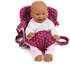 Puppen-Tragegurt Dessin Dots Brombeere