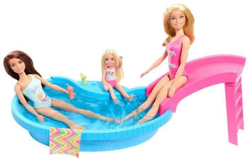Barbie Doll & Pool Playset (HRJ74)