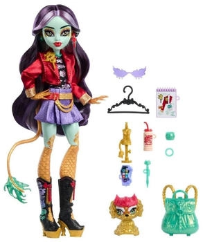 Mattel Monster High Doll With Pet Jinafire Long (HYV58)