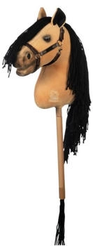HKM Steckenpferd Hobby Horse Premium buckskin