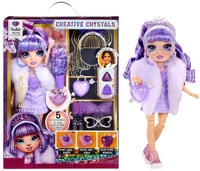 RAINBOW HIGH Anziehpuppe "Creative Crystals Fashion Doll- Violet"