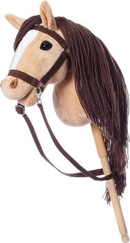 Hoppimals HOPPIHORSE Steckenpferd mit Trense braun