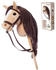 Hoppimals HOPPIHORSE Steckenpferd mit Trense braun