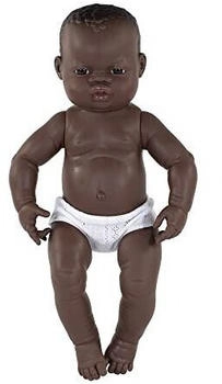 Miniland Newborn Baby Doll African Girl 40 cm