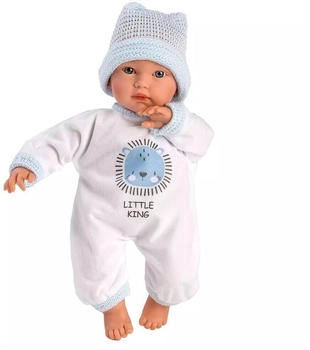 Llorens Babypuppe Cuquito (30 cm) Weiß/Hellblau