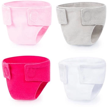 Bayer Design Puppen-Stoffwindeln 4er Pack