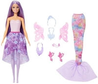 Barbie Anziehpuppe "3-in-1 Fantasy Puppe"