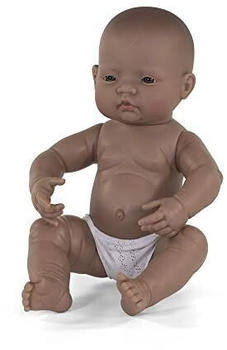 Miniland Newborn Baby Doll Hispanic Girl 40 cm