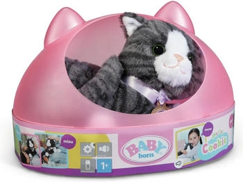 BABY born Meine Katze Cookie mit Box (837580) – Pflegeleichtes Material für den Spielalltag