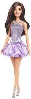 Barbie Anziehpuppe "Barbie Fashionista Puppe - Purple Bubble Hem"