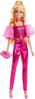 Barbie Anziehpuppe "Barbie Deluxe Style im pinken Metallic Outfit"