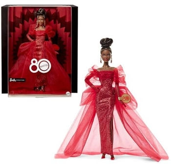 Barbie Signature Collectible Doll Brown Hair For Mattel 80th Anniversary (JBJ18)