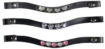HKM Stirnbänder Hobby Horse 3er Set rosa/silber 140703871.0001