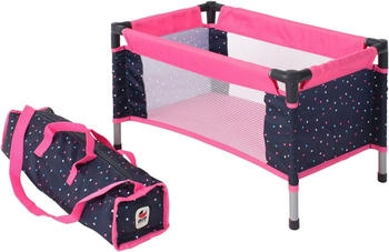 Bayer-Chic CHIC2000 Puppenbett Puppen-Reisebett, Konfetti, mit Tragetasche