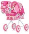 Chipolino Puppenwagen Emily Tasche, Sonnendach verstellbar, zusammenklappbar rosa pink