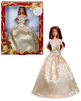 Barbie Signature Holiday Doll 2025 Dark Brown Hair (JBJ02)