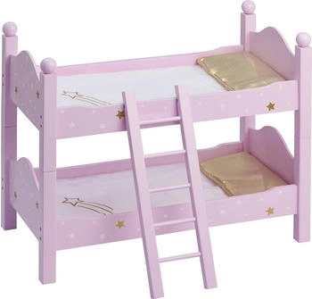 Teamson Kids Olivia's Little World Pink Doll Bunk Bed 18