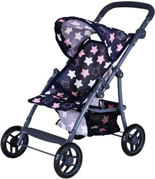 Knorrtoys Puppenbuggy Liba, star blue pink