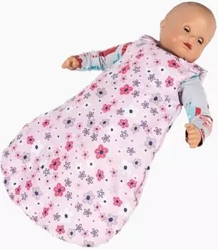 Goki 51466 Puppenschlafsack Blütentraum