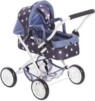 Bayer-Chic CHIC2000 Puppenwagen Smarty, Mini-Kuschelwagen, mit herausnehmbarer Tragetasche, Sternchen