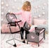 Bayer Puppenbett Puppen-Reisebett (Set, 9tlg), inklusive Hochstuhl, Tasche, Teller, Trinkbecher, Besteck u. Schnuller
