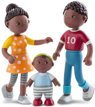 HABA Biegepuppe Figuren Little Friends Spielset Familienzeit 1306696001