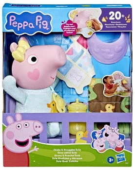 Peppa Pig Grunz und Evie interaktive Babypuppe 28 cm