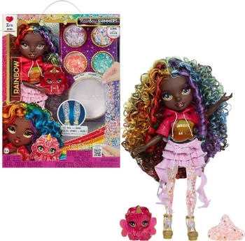 MGA Entertainment Rainbow High Rainbow Shimmers with Slime Fashion Doll Iris