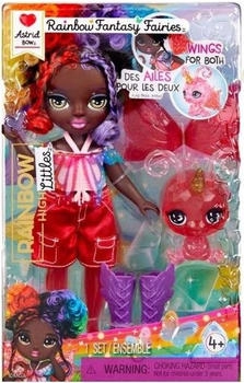 MGA Entertainment Rainbow High Littles Rainbow Fantasy Fairies doll with pet Astrid