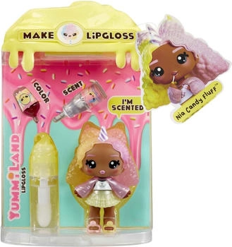 MGA Entertainment 525462-EUC Yummiland Lip Gloss Doll Cotton Candy (Nia Candy Fluff)