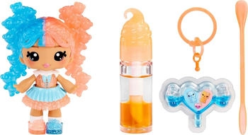 MGA Entertainment YUMMILAND Minipuppe Lip Gloss Doll- Mystery Color Change Gwen Gummybear