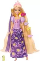 Mattel Anziehpuppe "Disney Prinzessin, Feature Rapunzel Puppe" mit Leuchteffekt