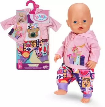BABY born Neugeborenen Outfit, mit Kleiderbügel