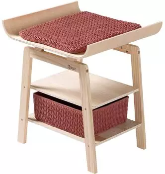 Howa Puppenwickeltisch „Grace“ aus Holz mit Zubehör