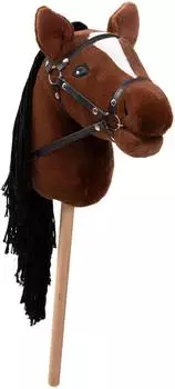 Ella & Piet Hobby Horse Steckenpferd TORNADO mit Tasche (Braun)