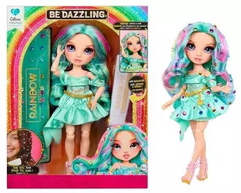 MGA Entertainment Rainbow High Be Dazzling Fashion Doll Celine Turquoise