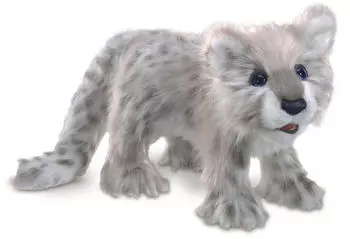 Folkmanis Handpuppe Baby Schneeleopard (3137)