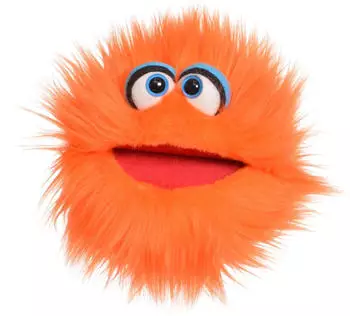Living Puppets Handpuppe Quatschk&ouml;pfe Klops orange 20 cm (W884 )