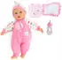 TOI-TOYS Babypuppe mit Flasche und Lätzchen, 40cm