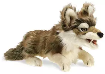 Folkmanis Handpuppe Grauwolf