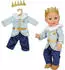 Heless Puppenoutfit Prinz mit Krone 28-35cm