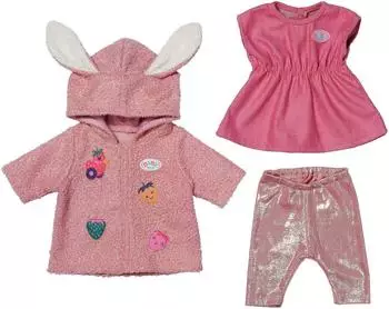 BABY born Mantel Set mit Kleid, 43cm