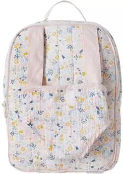Vertbaudet Kinder Tragerucksack für Puppenbabys, weiß, blumenzauber