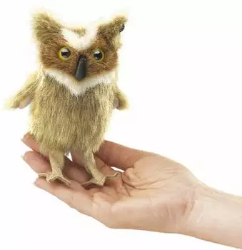 Folkmanis Fingerpuppe Vogel Mini Uhu (2752)