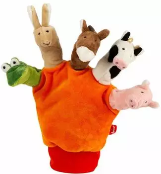 Sigikid Fingerpuppe fr&ouml;hlicher Handschuh Tiere (42786)