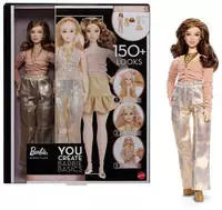 Barbie You Create Barbie Basics Neutral Kit 003, individuell gestaltbare Modepuppe