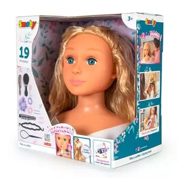 Smoby 7600320317 My Beauty Frisierkopf Blond