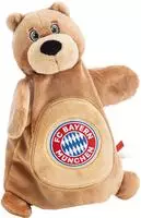 Nici Schmusetuch "FC BAYERN M&Uuml;NCHEN, Handpuppe Berni 2in1 26x25 cm" mit dem