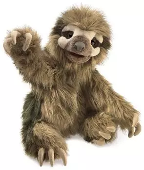 Folkmanis Handpuppe Dreifinger-Faultier Gross (3131)